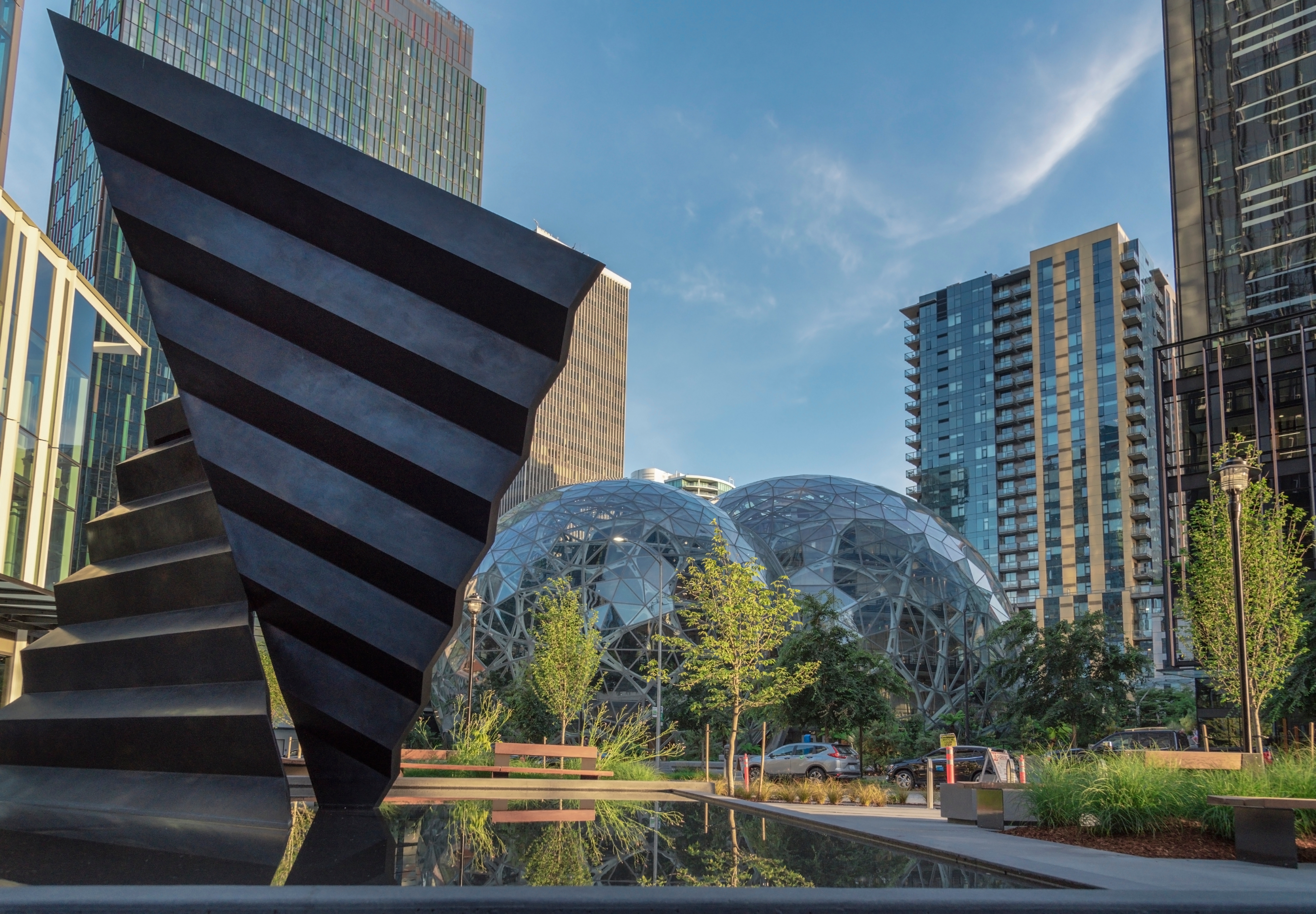Civic campus with integrated public landscape